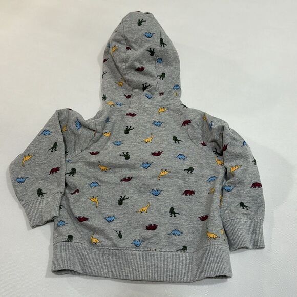 Carters Full Zip Hoodie Dinosaur Print - Picture 4 of 4